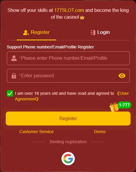 177slot Register